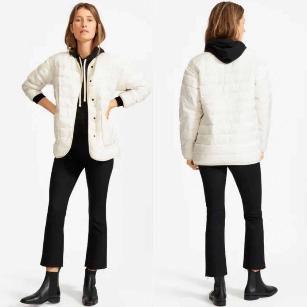 NWT Everlane The ReNew Channeled Liner Puffer Coat